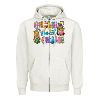 Oatmeal Heather Easter gnome sweet gnome Zipper Hoodie - Neo Western