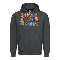 Smoke Easter gnome sweet gnome Zipper Hoodie - Neo Western