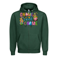 Sports Green Easter gnome sweet gnome Zipper Hoodie - Neo Western