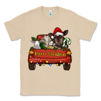 Mushroom merry christmas truck animals Classic Tee - RanaPortraitStore