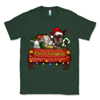 Sports Green merry christmas truck animals Classic Tee - RanaPortraitStore