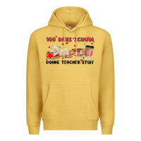Antique Gold 100 days school Premium Hoodie - MaliasSmallBusiness