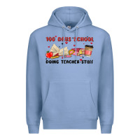Colony Blue 100 days school Premium Hoodie - MaliasSmallBusiness