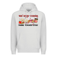 Dove Grey 100 days school Premium Hoodie - MaliasSmallBusiness