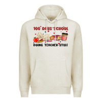 Oatmeal Heather 100 days school Premium Hoodie - MaliasSmallBusiness