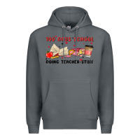 Rock 100 days school Premium Hoodie - MaliasSmallBusiness
