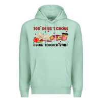 Seafoam 100 days school Premium Hoodie - MaliasSmallBusiness