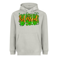 Moon Dust blessed with  shamrocks Heavyweight Hoodie - AdoDesignShop