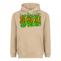 Mushroom blessed with  shamrocks Heavyweight Hoodie - AdoDesignShop