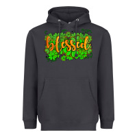 Smoke blessed with  shamrocks Heavyweight Hoodie - AdoDesignShop