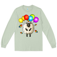 Matcha rainbow sheep Long Sleeve Tee - Zillion Design Studio