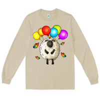 Mushroom rainbow sheep Long Sleeve Tee - Zillion Design Studio