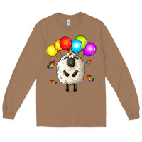 Toasted Coconut rainbow sheep Long Sleeve Tee - Zillion Design Studio