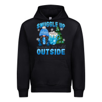 Black snuggle up gnomies it's cold outside Urban Hoodie - MaliasSmallBusiness