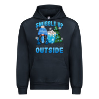 Navy snuggle up gnomies it's cold outside Urban Hoodie - MaliasSmallBusiness