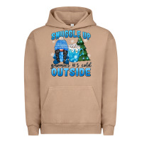 Pigment Burro snuggle up gnomies it's cold outside Urban Hoodie - MaliasSmallBusiness