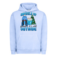 Pigment Grape Ice snuggle up gnomies it's cold outside Urban Hoodie - MaliasSmallBusiness