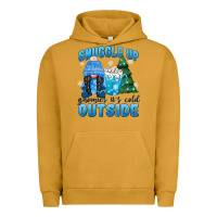 Pigment Peanut Butter snuggle up gnomies it's cold outside Urban Hoodie - MaliasSmallBusiness