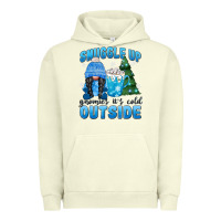 Pigment Pistachio snuggle up gnomies it's cold outside Urban Hoodie - MaliasSmallBusiness