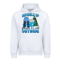 White snuggle up gnomies it's cold outside Urban Hoodie - MaliasSmallBusiness