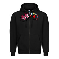 Black autism mom 1 Zipper Hoodie - SublimationCraftShop