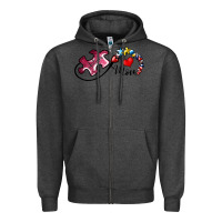 Charcoal Heather autism mom 1 Zipper Hoodie - SublimationCraftShop