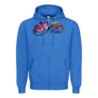 True Royal autism mom 1 Zipper Hoodie - SublimationCraftShop