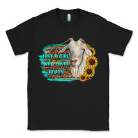 Black just a girl who loves goats Classic Tee - RanaPortraitStore