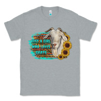 Heather Grey just a girl who loves goats Classic Tee - RanaPortraitStore
