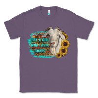 Lavender just a girl who loves goats Classic Tee - RanaPortraitStore