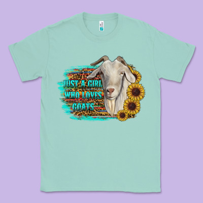 Just A Girl Who Loves Goats Classic Tee Designed By Ranaportraitstore