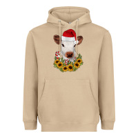 Mushroom calf sunflower christmas Heavyweight Hoodie - JahusDesignShop