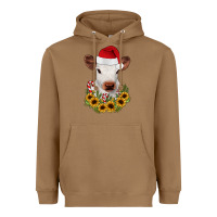 Toasted Coconut calf sunflower christmas Heavyweight Hoodie - JahusDesignShop
