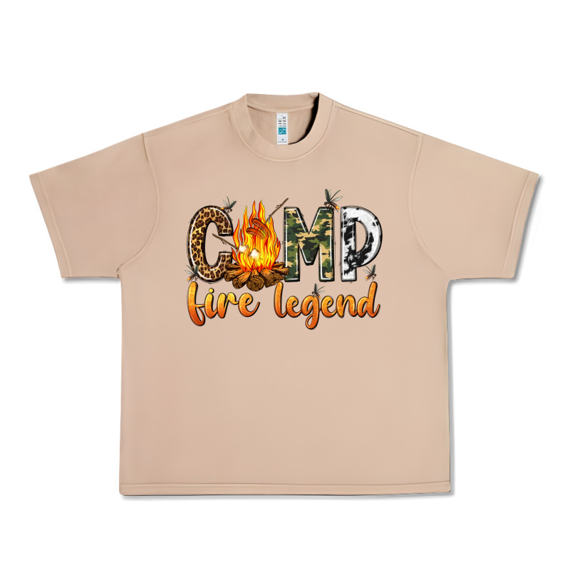 Camp Fire Legend With Fire Urban Heavy Tee by texasbilliewilder | Teevron