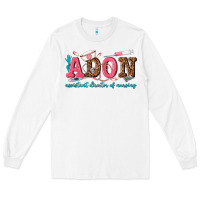 White assistant director of nursing Long Sleeve Tee - texasbilliewilder