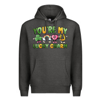 Charcoal Heather you're my lucky charm Premium Hoodie - MaliasSmallBusiness