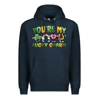Navy you're my lucky charm Premium Hoodie - MaliasSmallBusiness