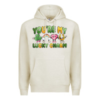 Oatmeal Heather you're my lucky charm Premium Hoodie - MaliasSmallBusiness