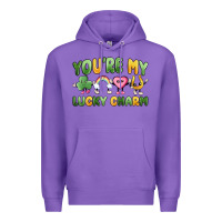 Purple you're my lucky charm Premium Hoodie - MaliasSmallBusiness