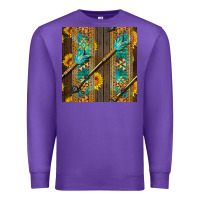 Purple aztec and sunflowers Premium Sweatshirt - BundleAndBundleShop