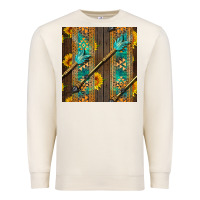 Sandshell aztec and sunflowers Premium Sweatshirt - BundleAndBundleShop