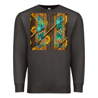 Smoke aztec and sunflowers Premium Sweatshirt - BundleAndBundleShop