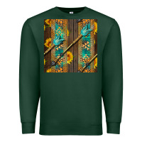Sports Green aztec and sunflowers Premium Sweatshirt - BundleAndBundleShop