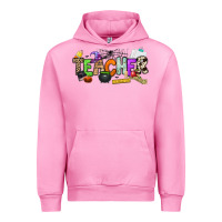 Fuchsia Pink halloween teacher Urban Hoodie - NancyCooperArtShop