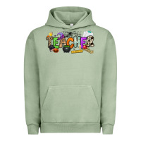 Pigment Oil Green halloween teacher Urban Hoodie - NancyCooperArtShop