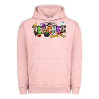 Pigment Salmon halloween teacher Urban Hoodie - NancyCooperArtShop