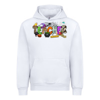 White halloween teacher Urban Hoodie - NancyCooperArtShop