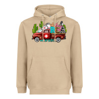 Mushroom rca nurse truck with cactus Heavyweight Hoodie - AdoDesignShop