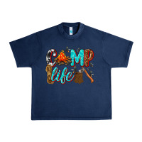 Navy camp life Urban Heavy Tee - texasbilliewilder