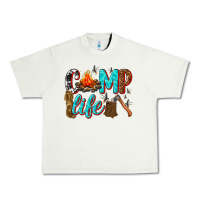 Pistachio camp life Urban Heavy Tee - texasbilliewilder